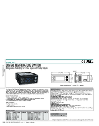Thumbnail of document Data Sheet - TSXT Digital Temperature Switch